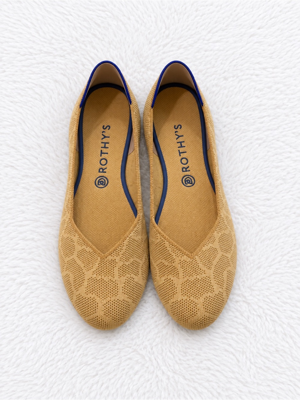 Rothy's Sahara Gold Flats